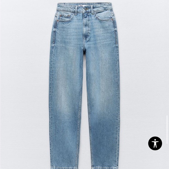 Zara Mom Jeans BRAND NEW WITH TAGS - Picture 2 of 9